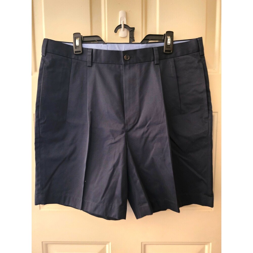 Brooks Brothers 346 Shorts Mens 36 Dark Navy Lightweight Advantage Chino Casual